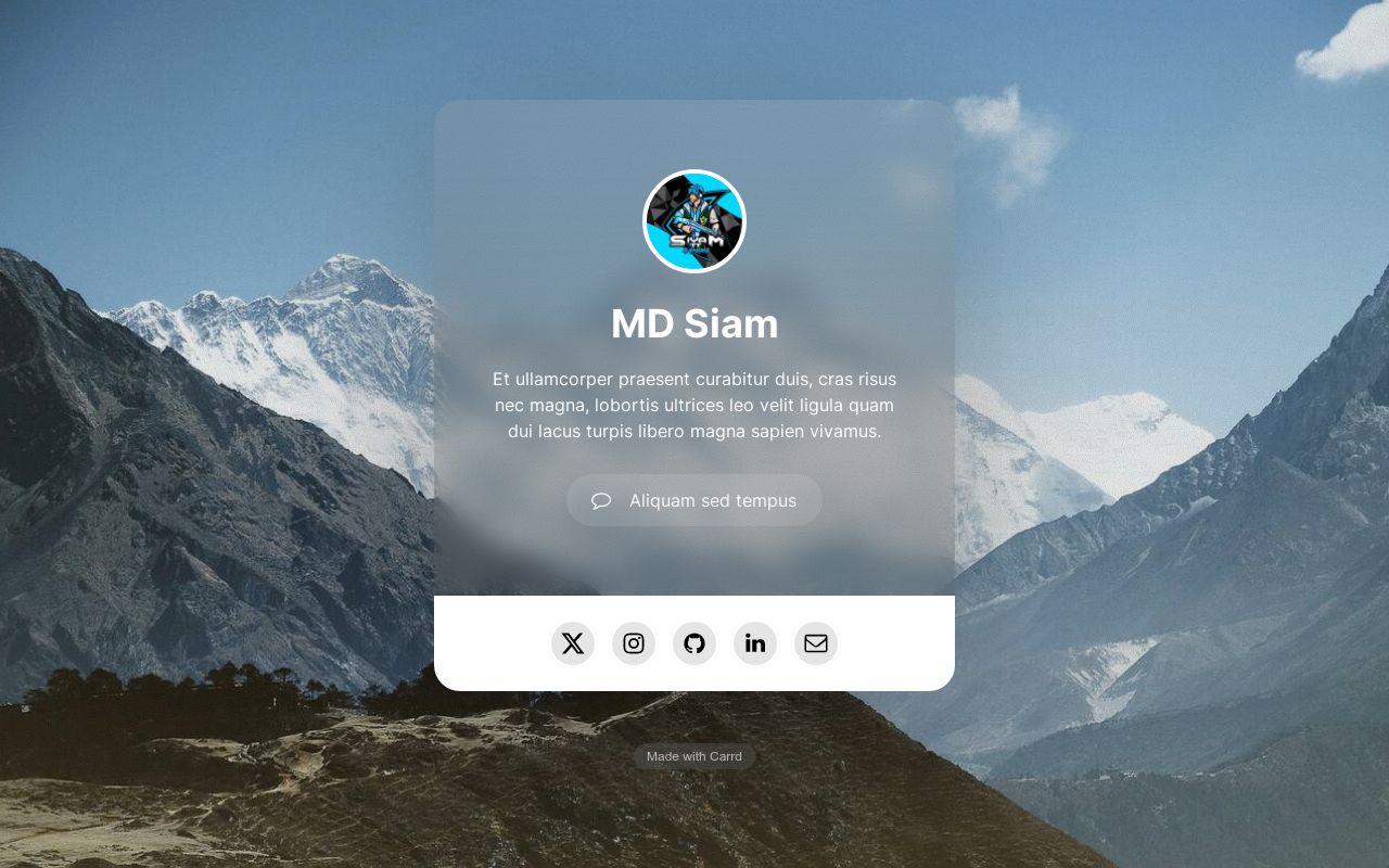 Carrd profile picture for @mdsiyam